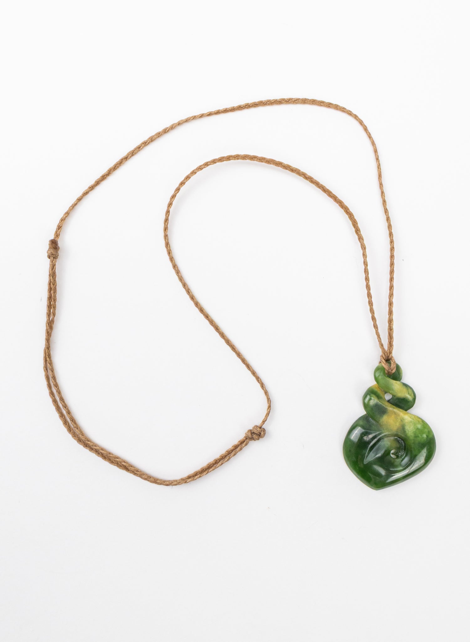 Twist Koru Flower Pounamu
