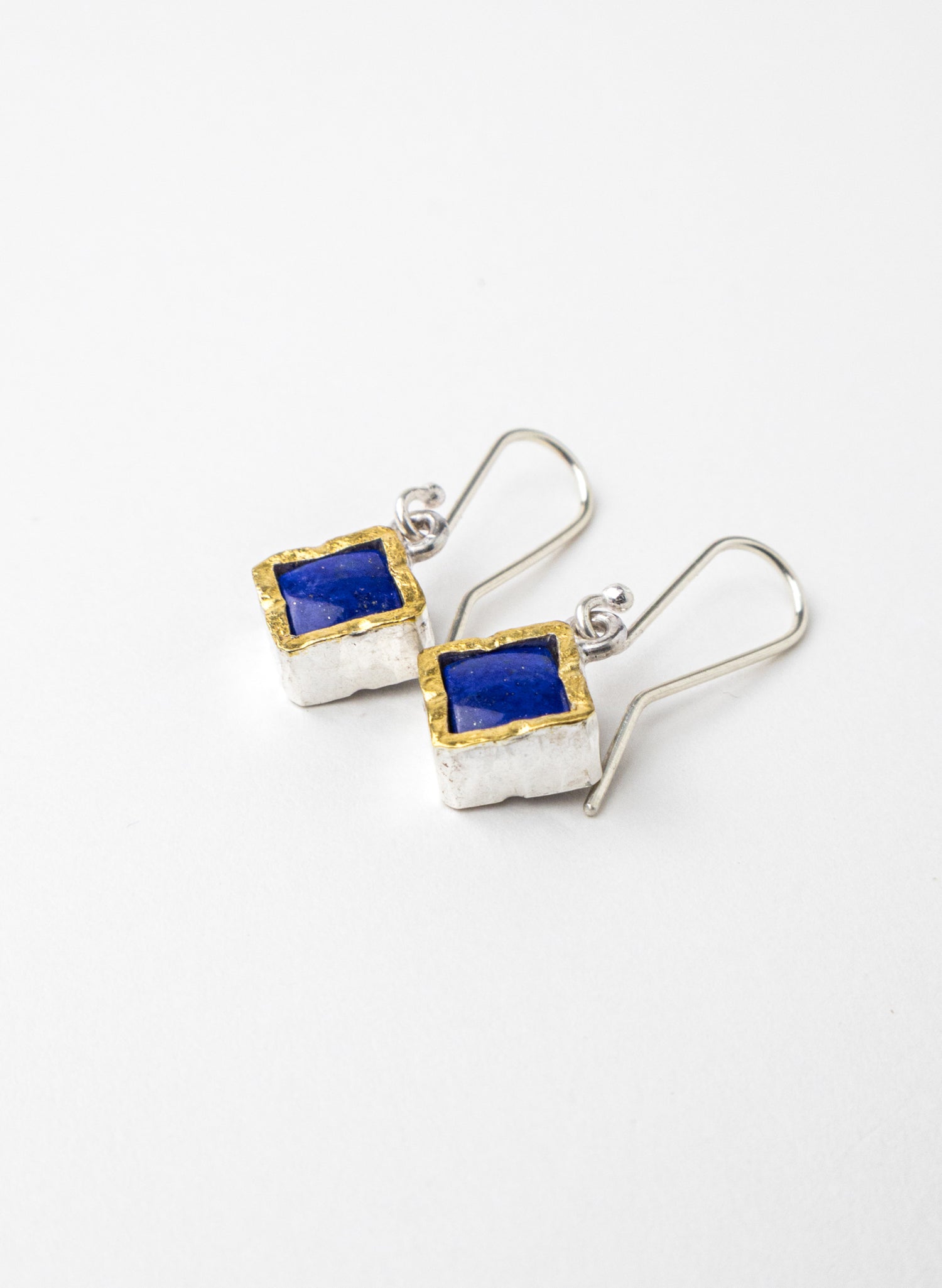 Square Lapis Earring