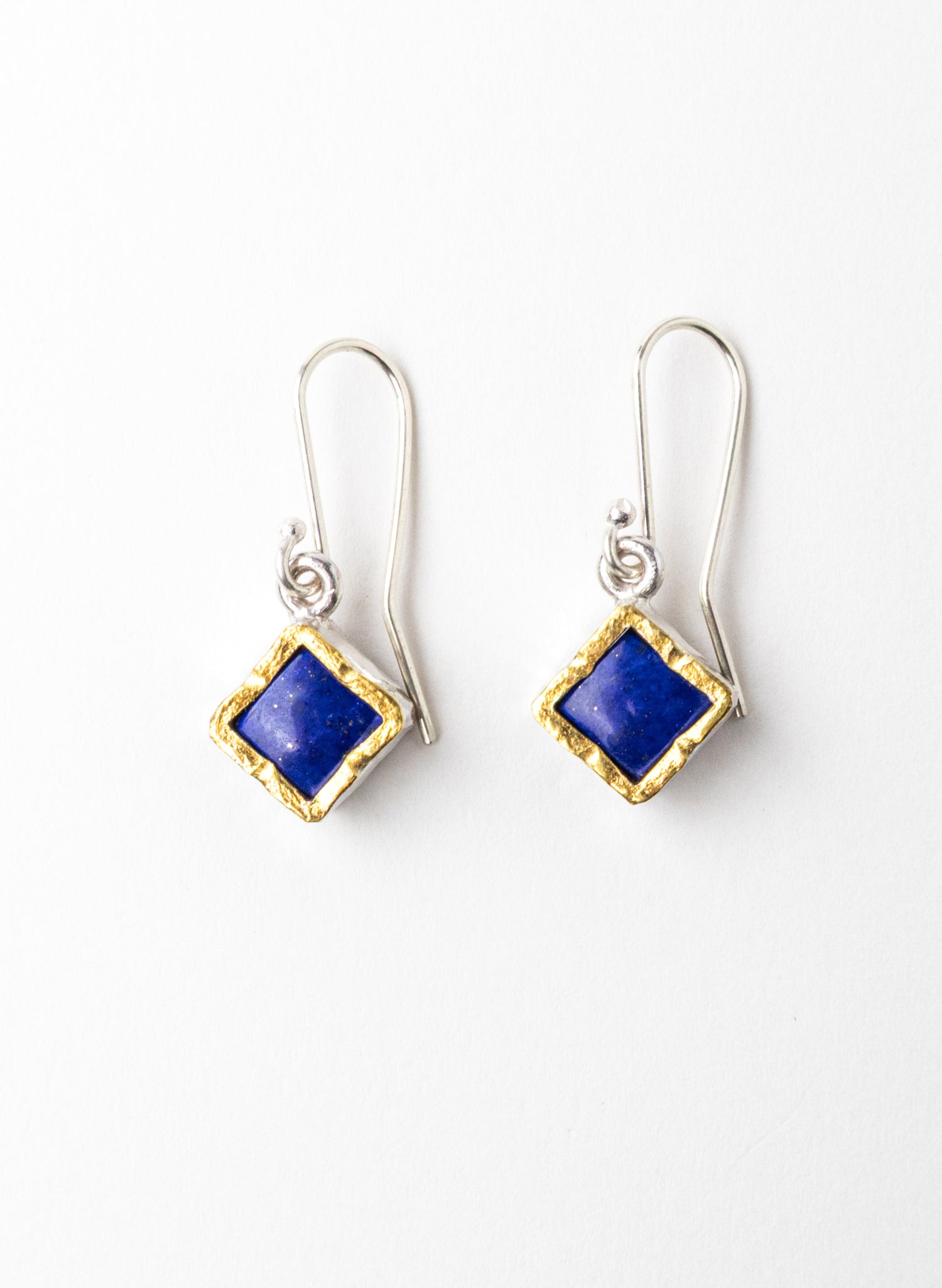 Square Lapis Earring