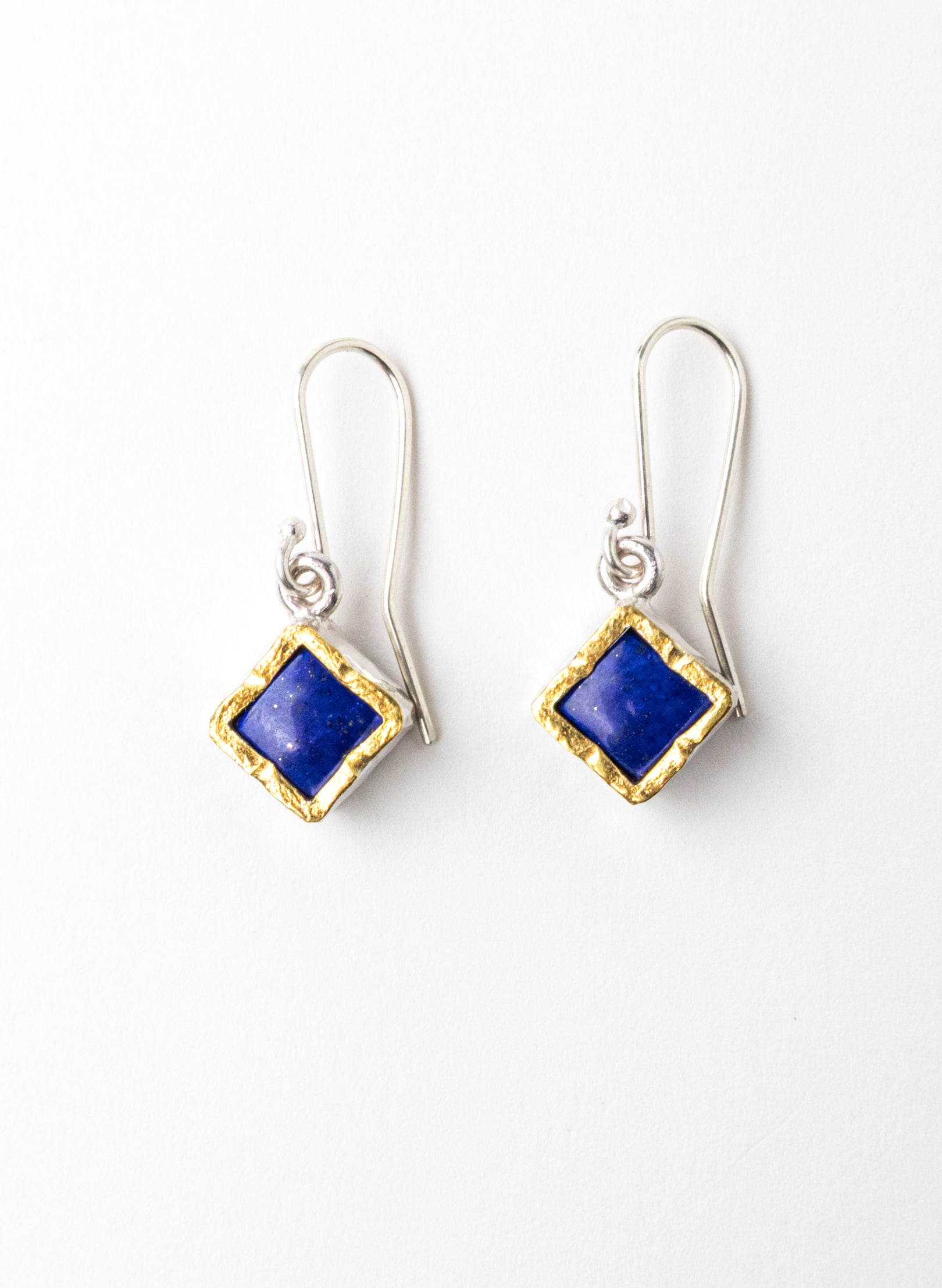 Square Lapis Earring