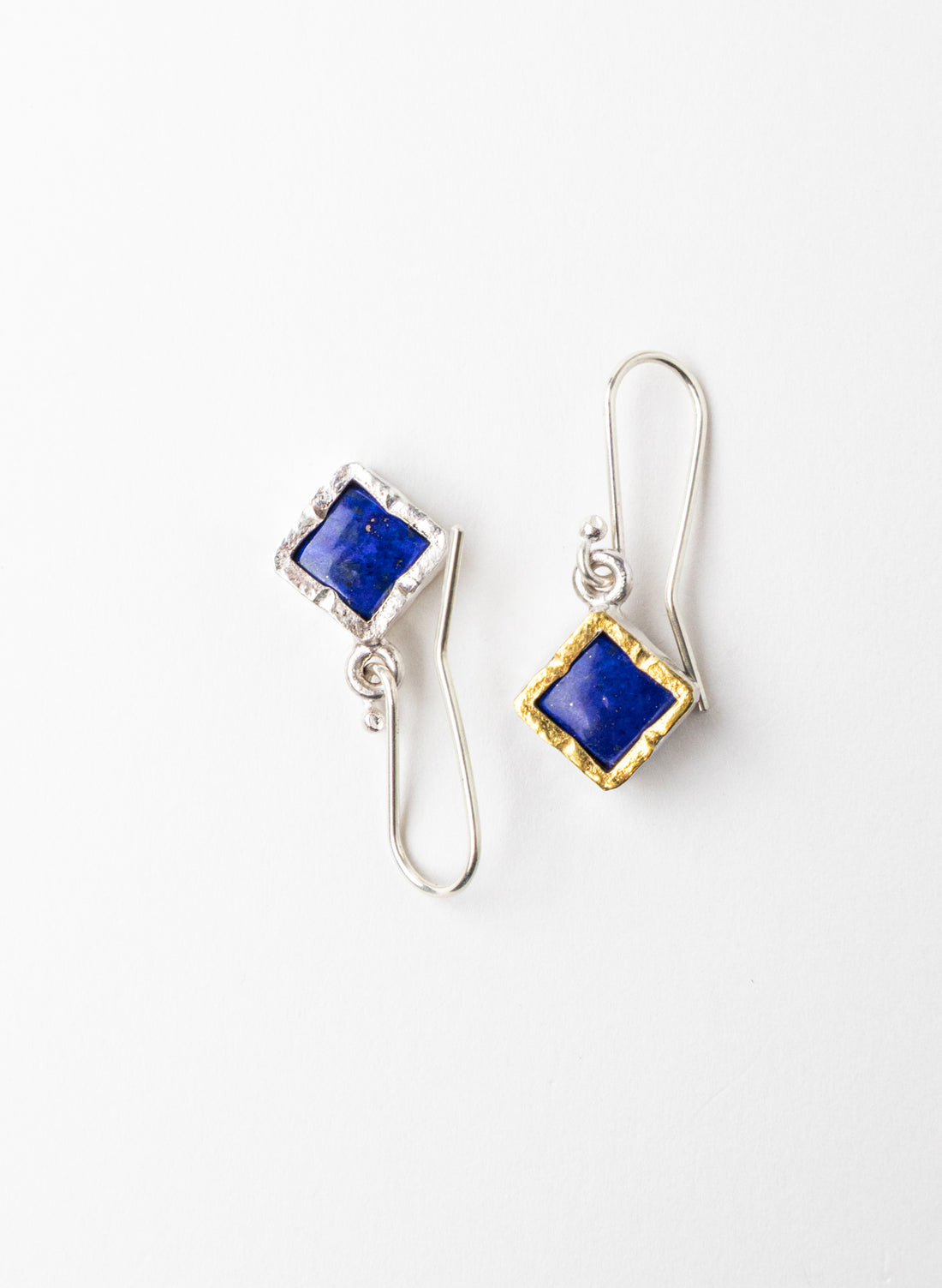 Square Lapis Earring
