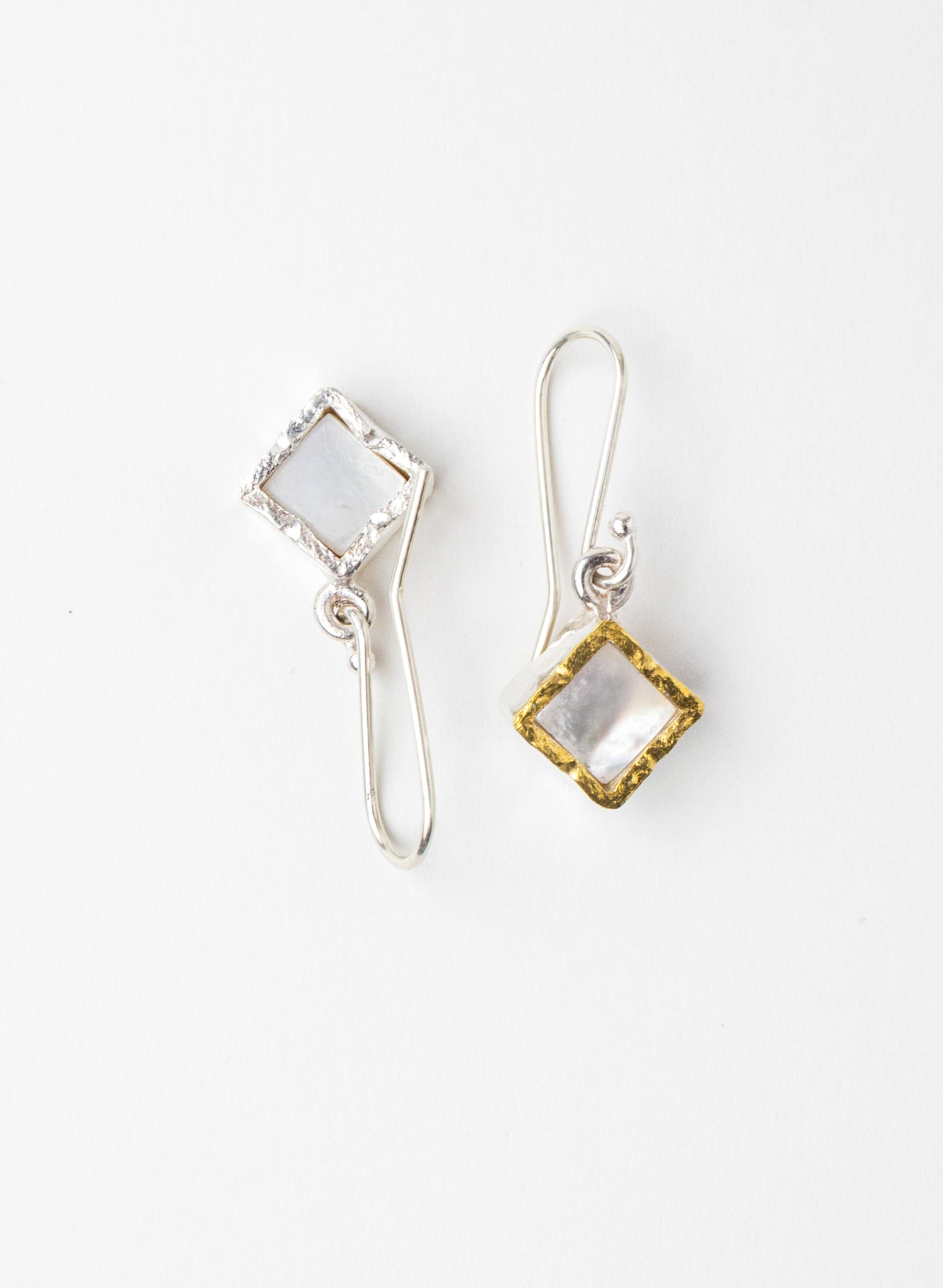 Square Mother of Pearl Earrings
