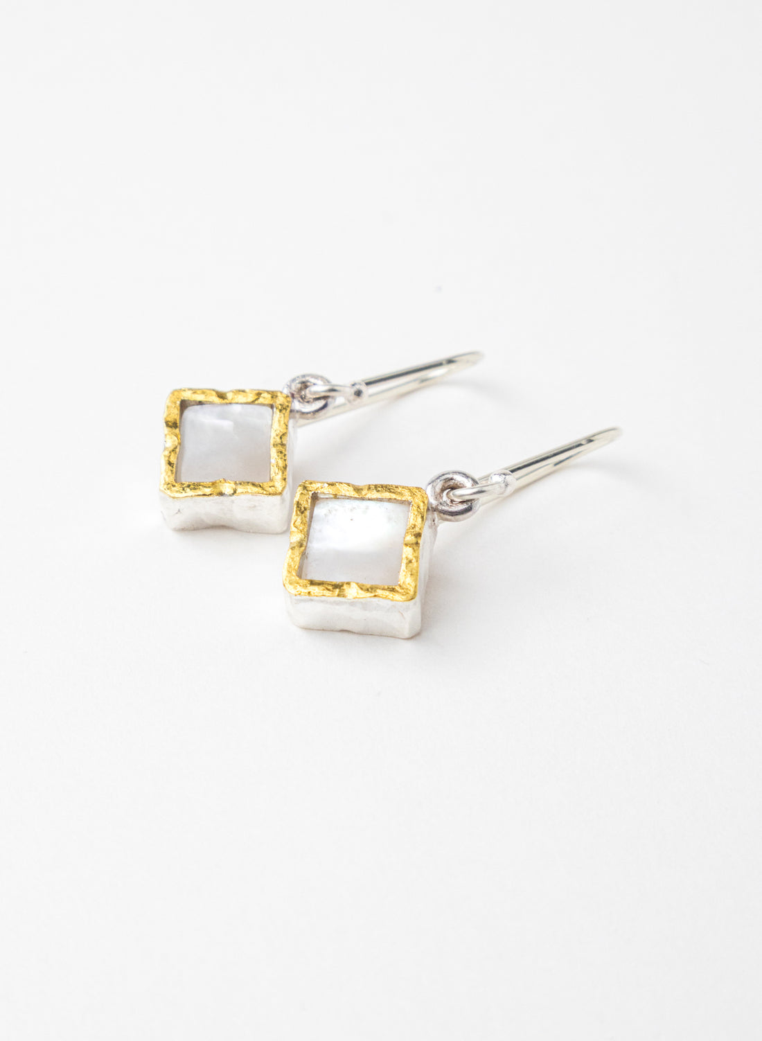 Square Mother of Pearl Earrings