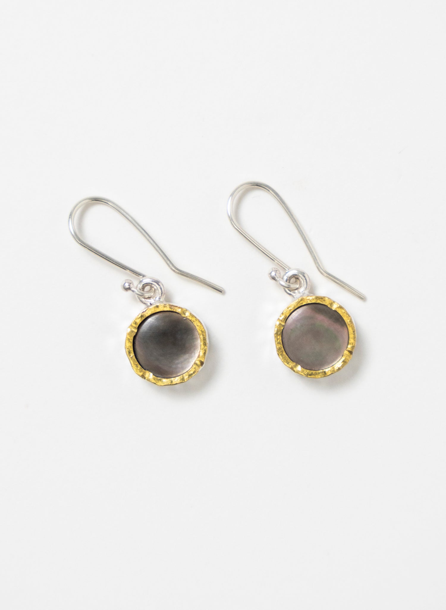 Black Lipped Mother of Pearl Earrings