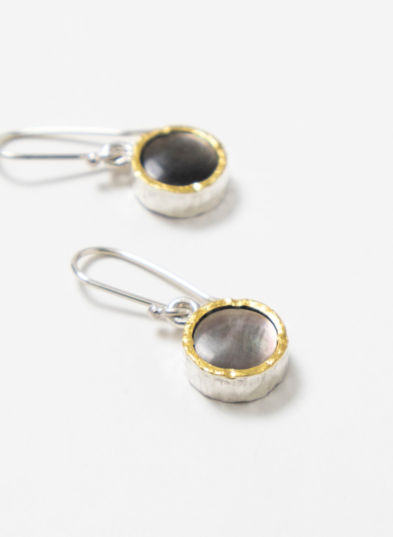 Black Lipped Mother of Pearl Earrings