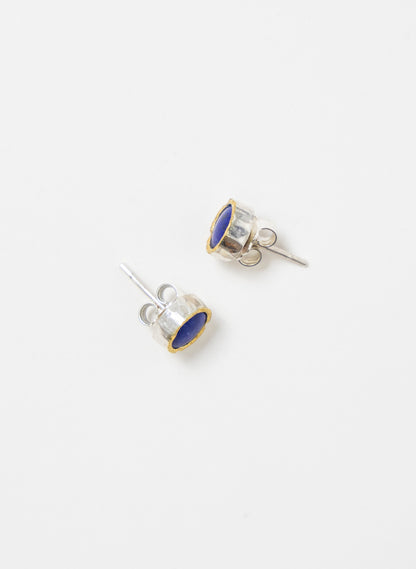 Lapis Lazuli Stud Earrings