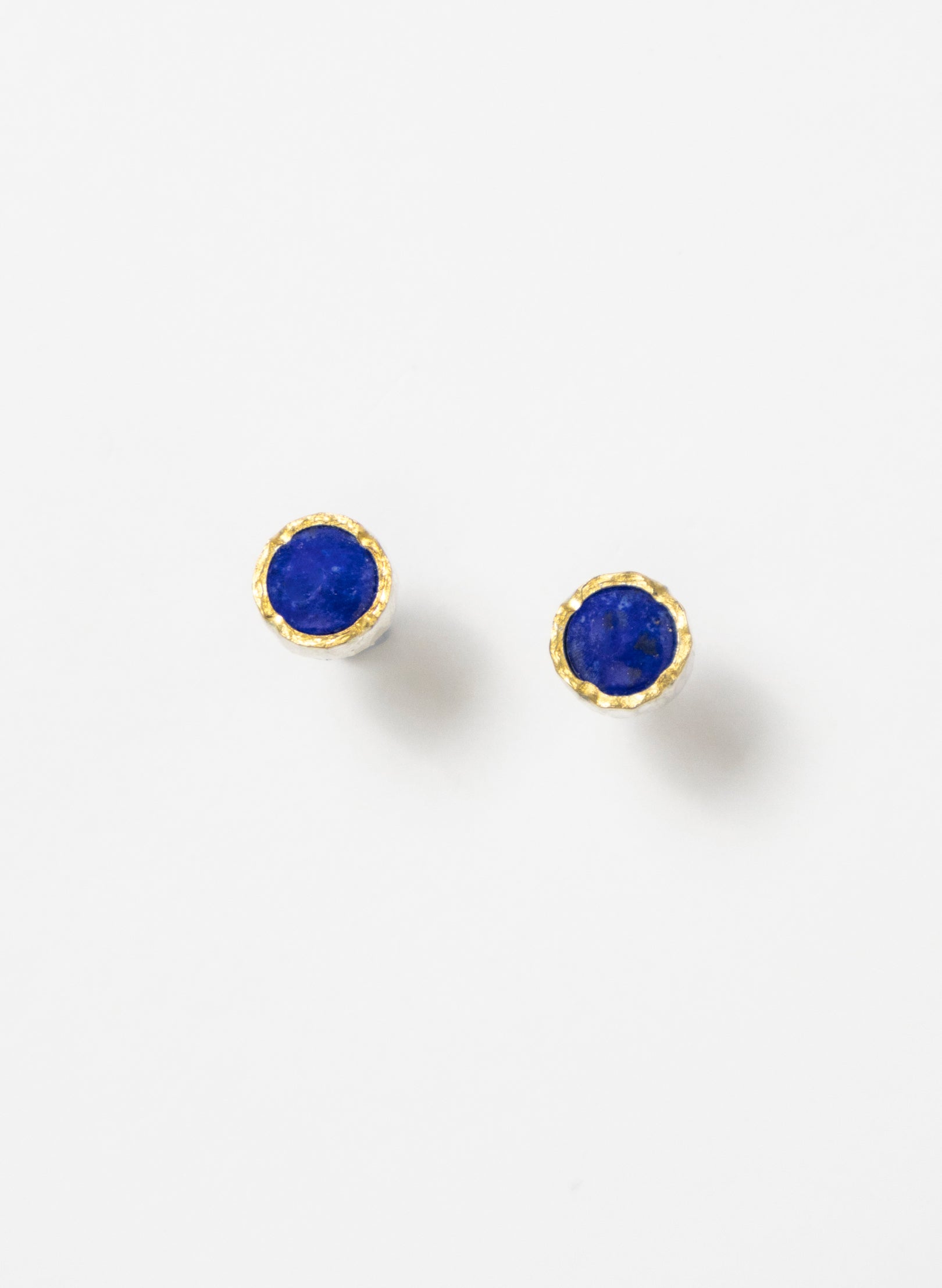 Lapis Lazuli Stud Earrings