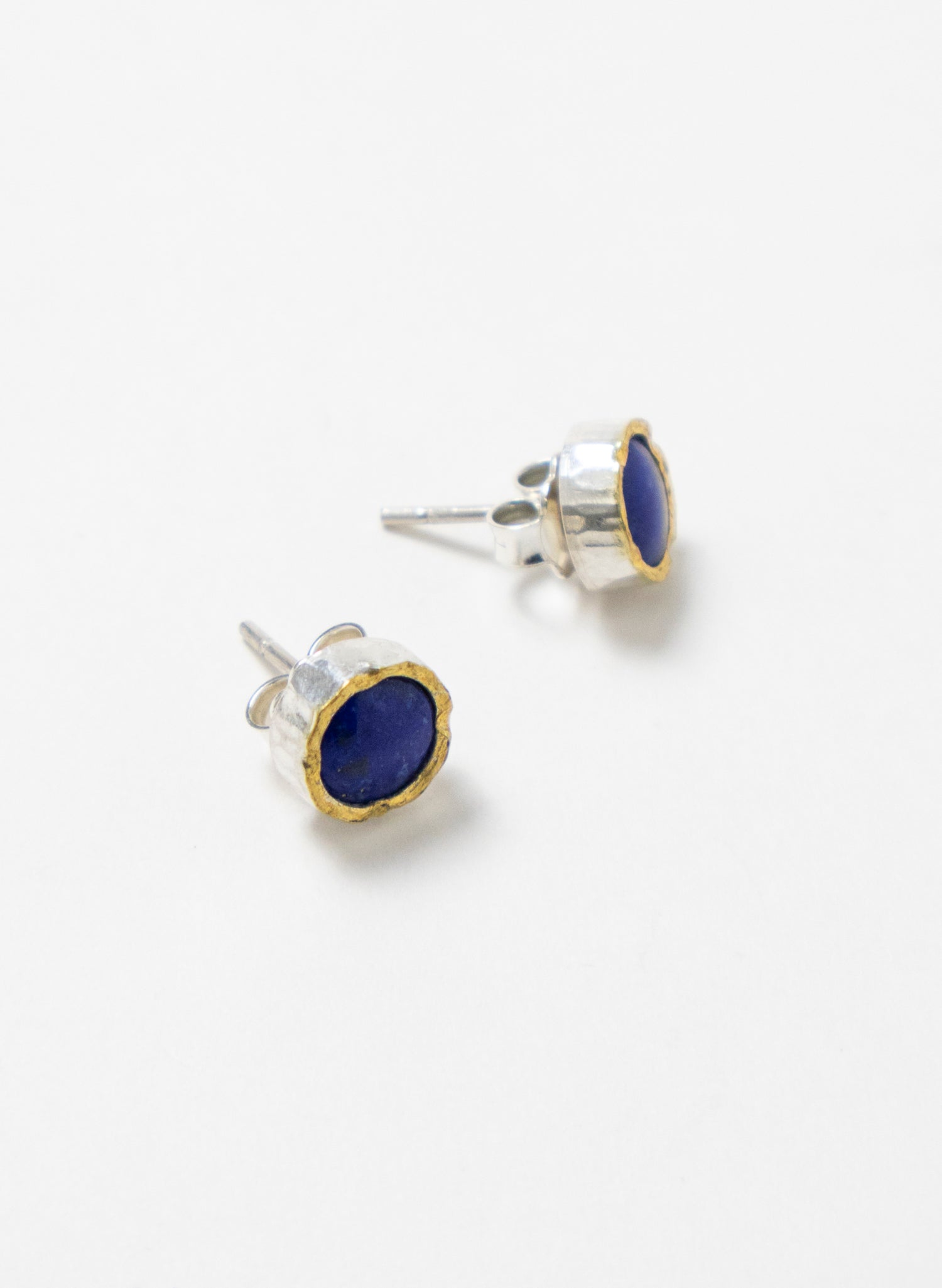 Lapis Lazuli Stud Earrings