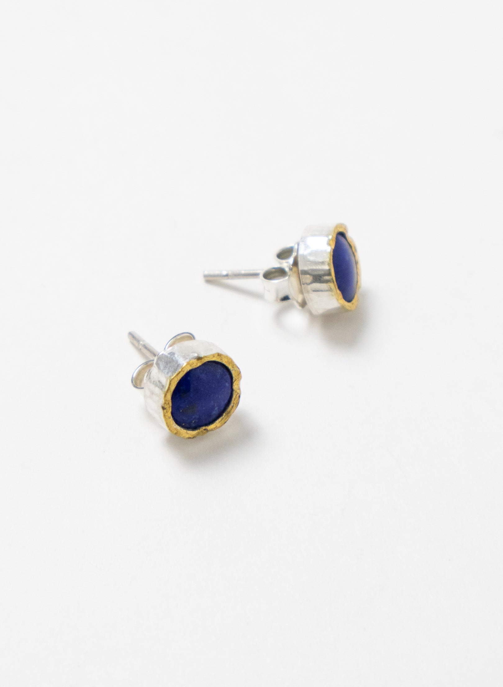 Lapis Lazuli Stud Earrings