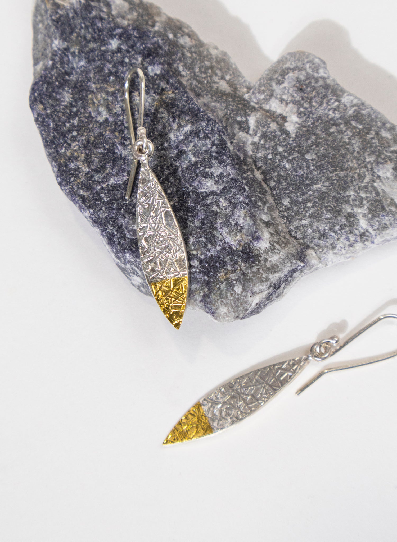 Leaf Texture Earrings