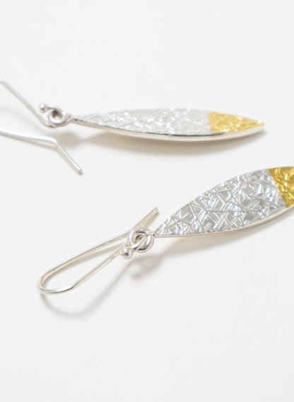 Leaf Texture Earrings