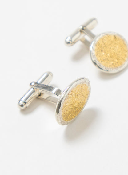 Oval Texture Cufflinks