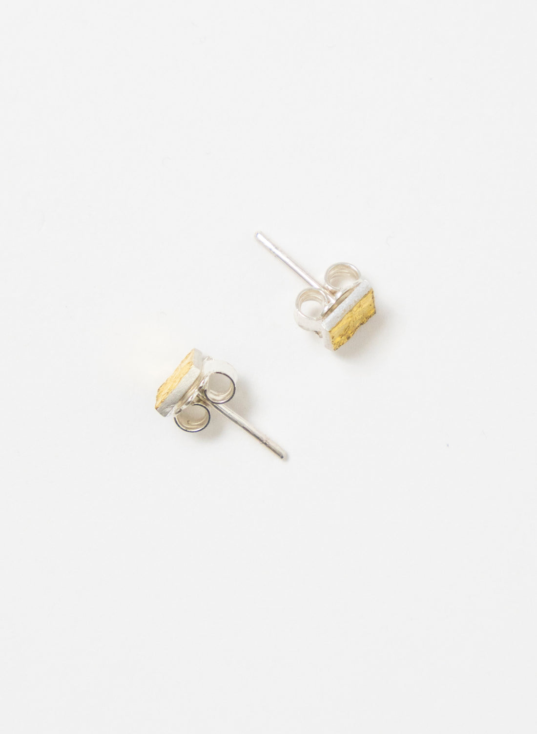 Square Texture Stud Earrings