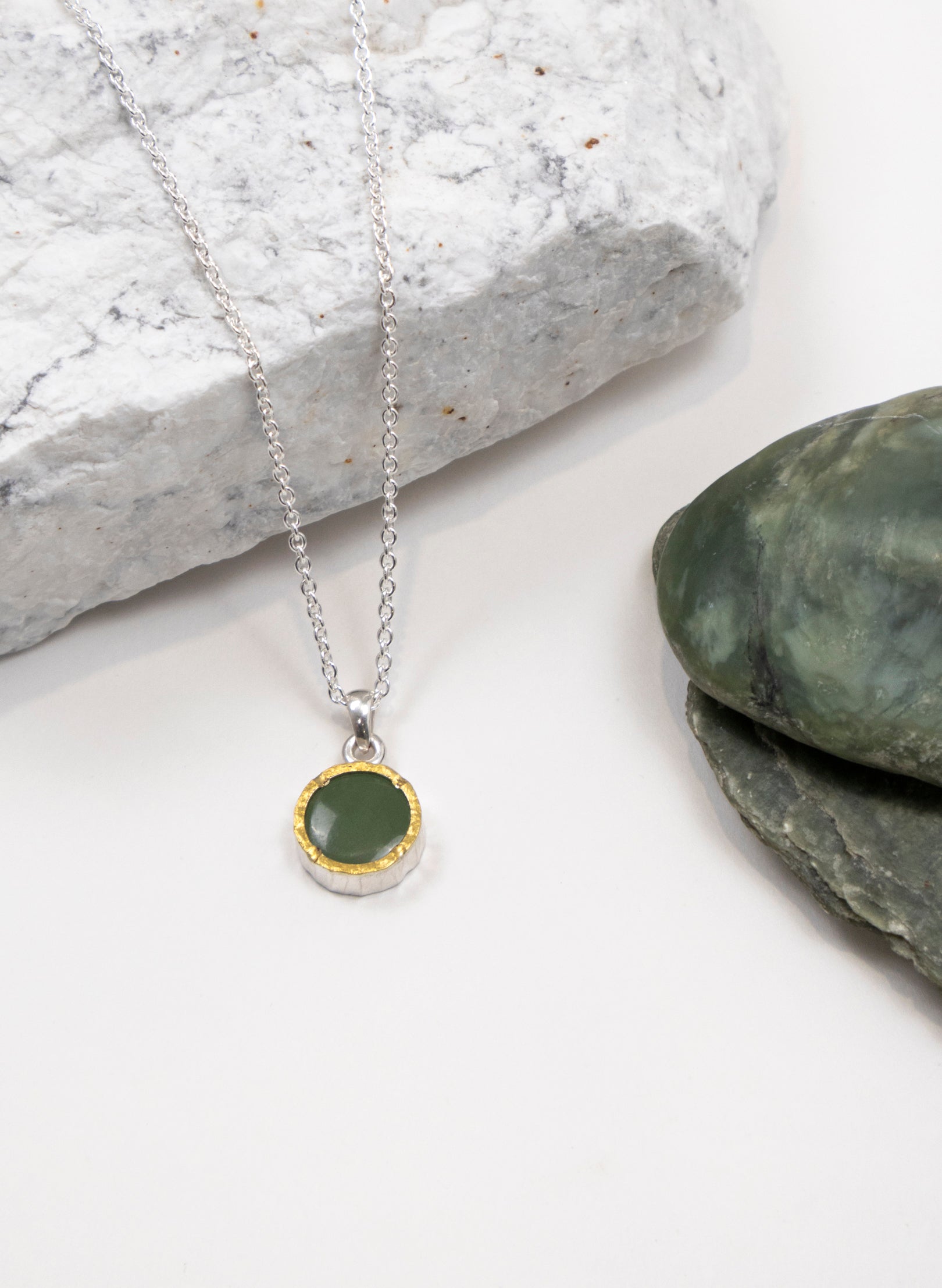 Round Pounamu Pendant