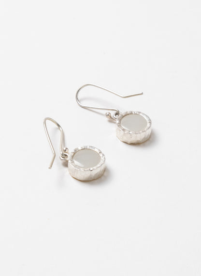 White Jade Earrings