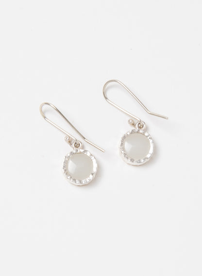 White Jade Earrings