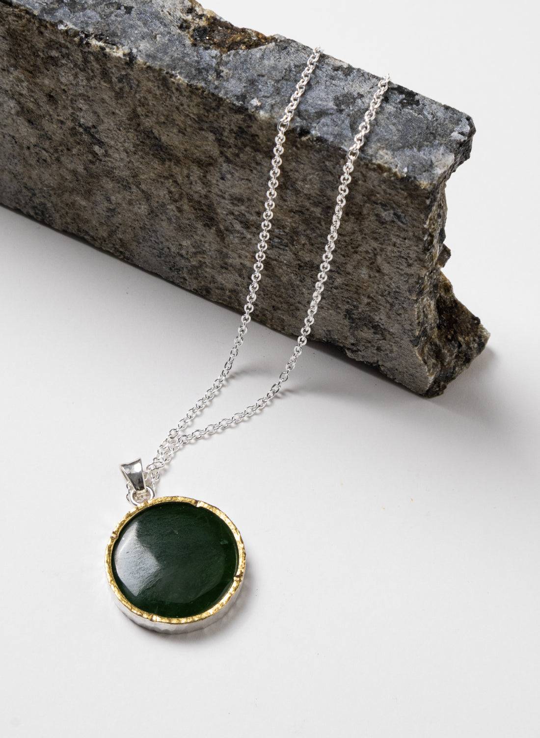 Round Pounamu Pendant