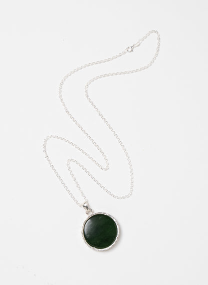 Round Pounamu Pendant