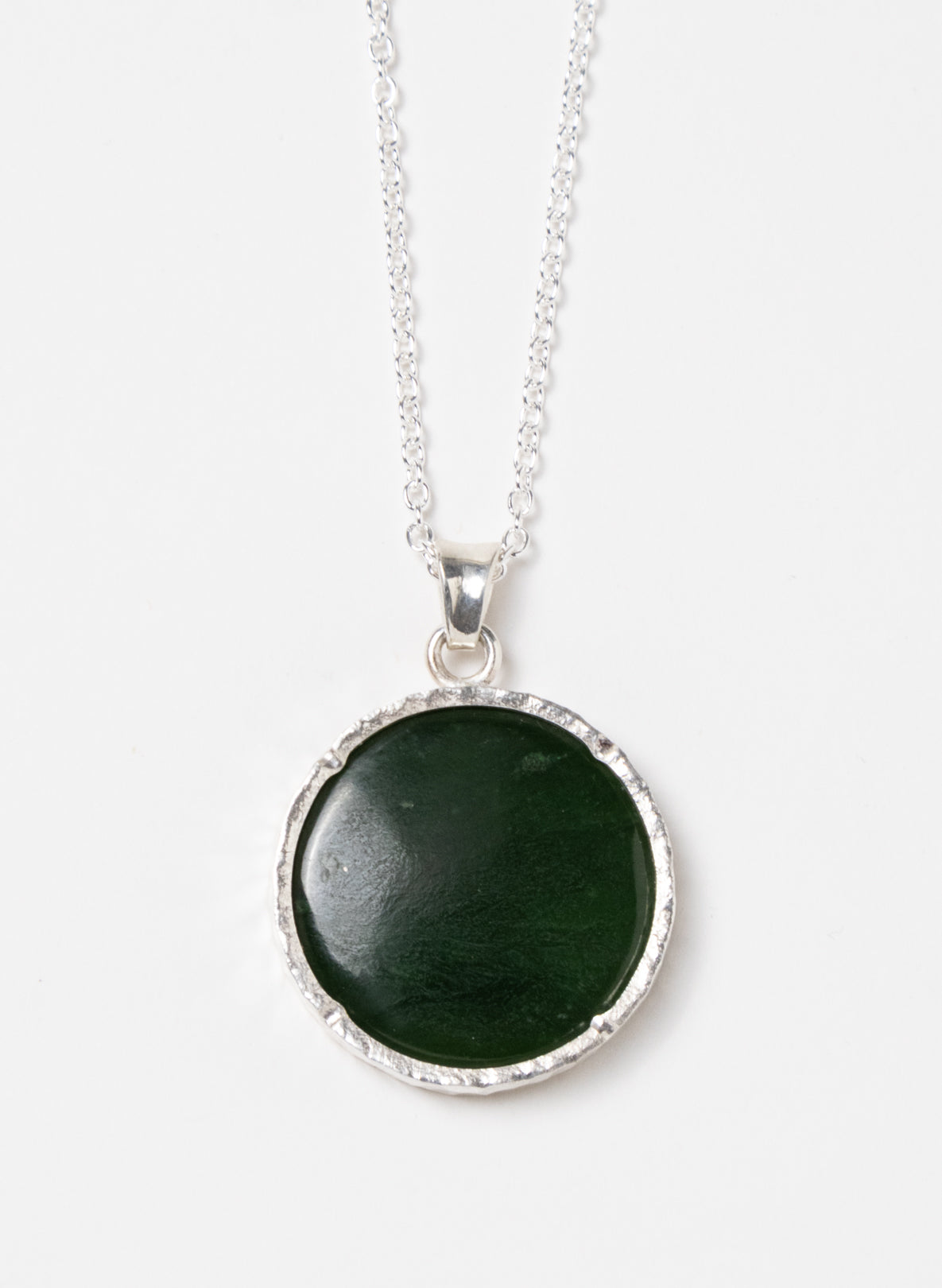 Round Pounamu Pendant