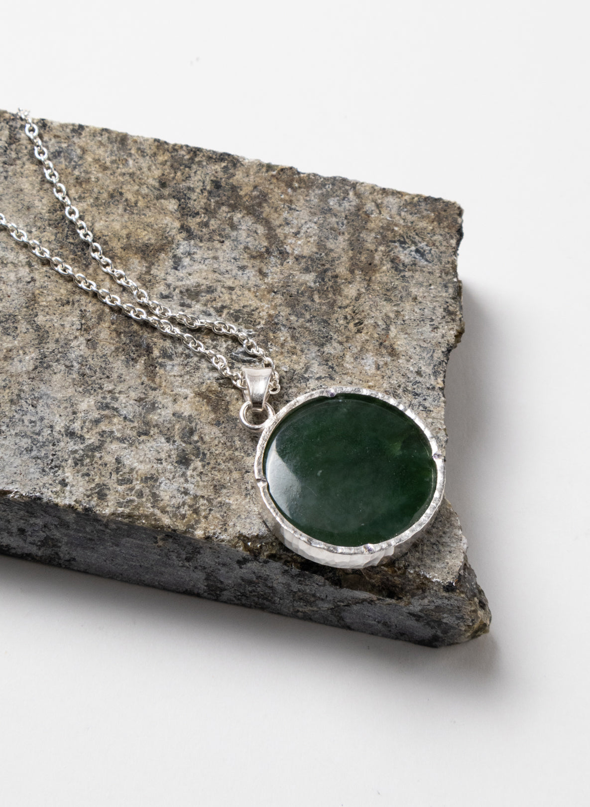 Round Pounamu Pendant