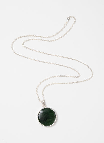 Round Pounamu Pendant