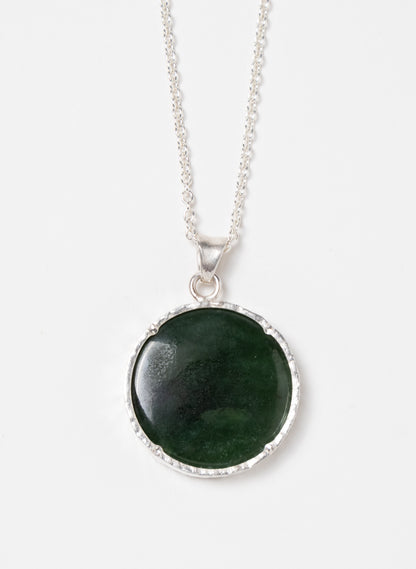 Round Pounamu Pendant
