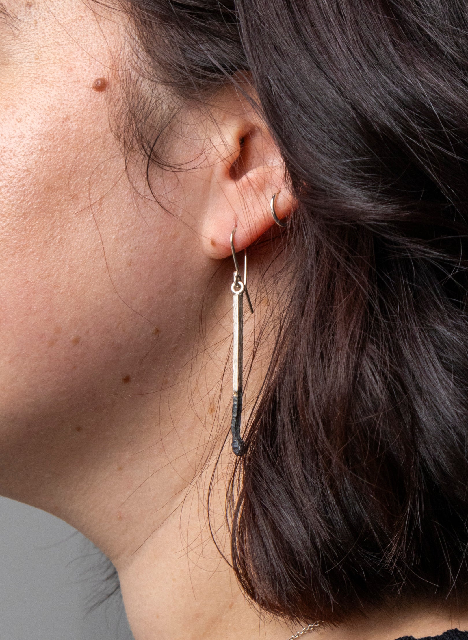 Two Burnt Matches Earrings
