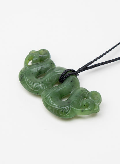 Pounamu Pekapeka Pendant
