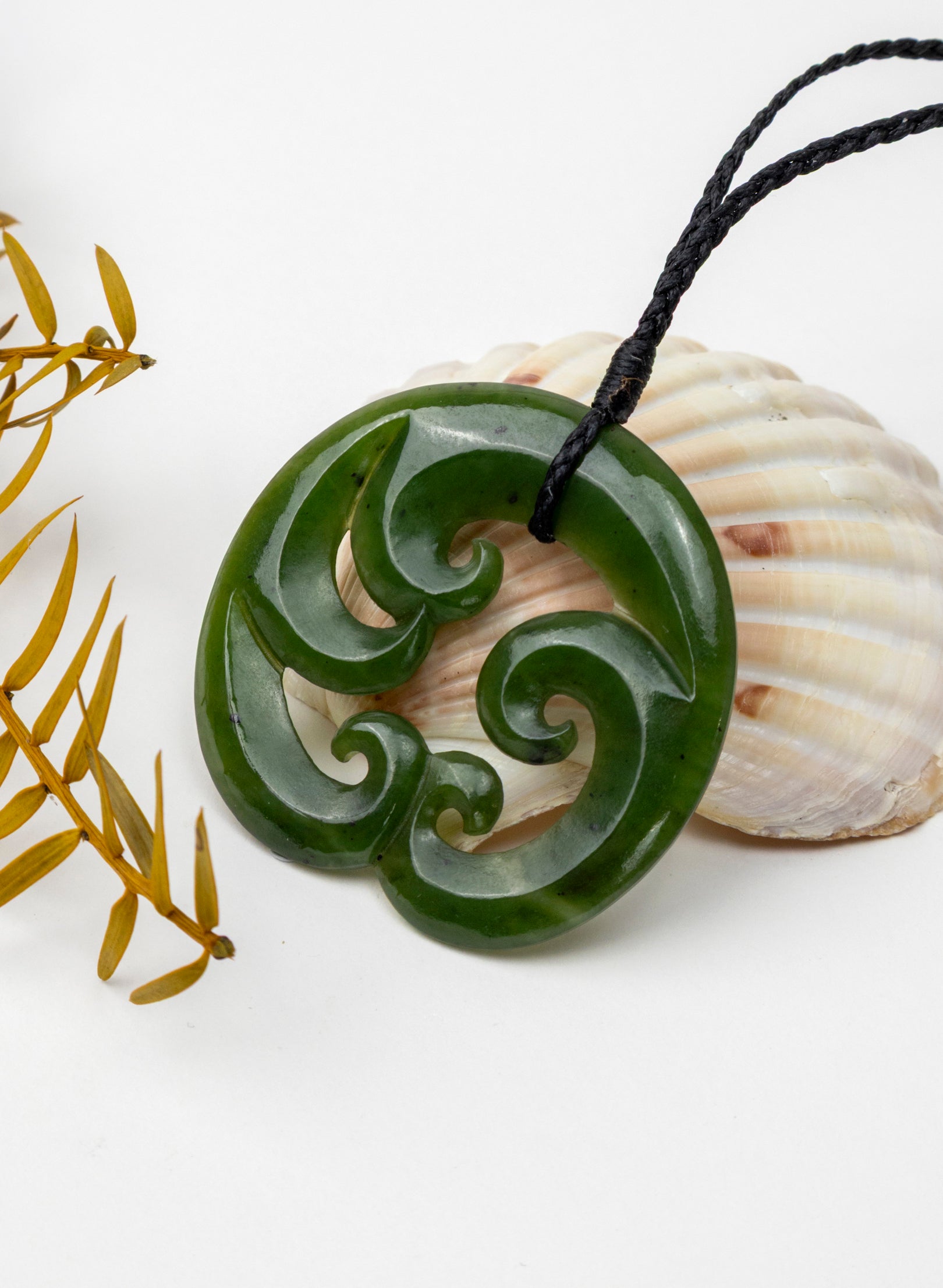 Pounamu Koru Pendant
