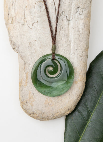 Koru Pounamu Pendant