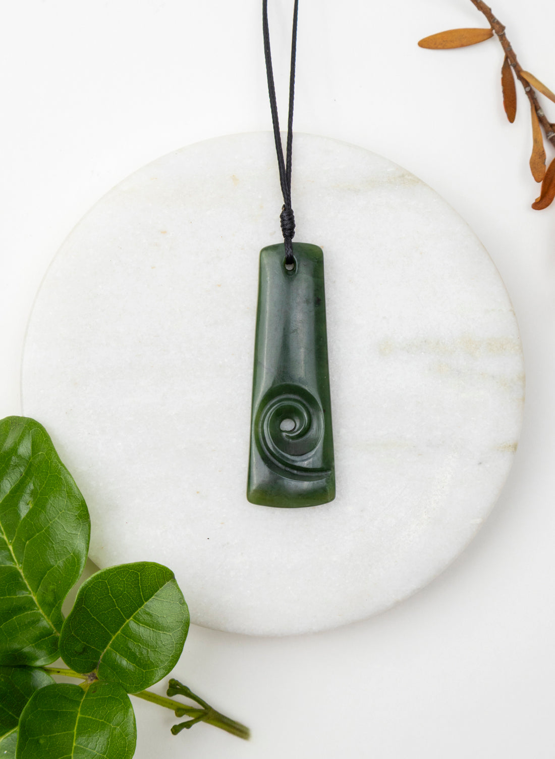 Pounamu Toki with Koru