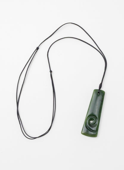 Pounamu Toki with Koru