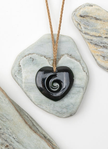 Pounamu Heart Pendant