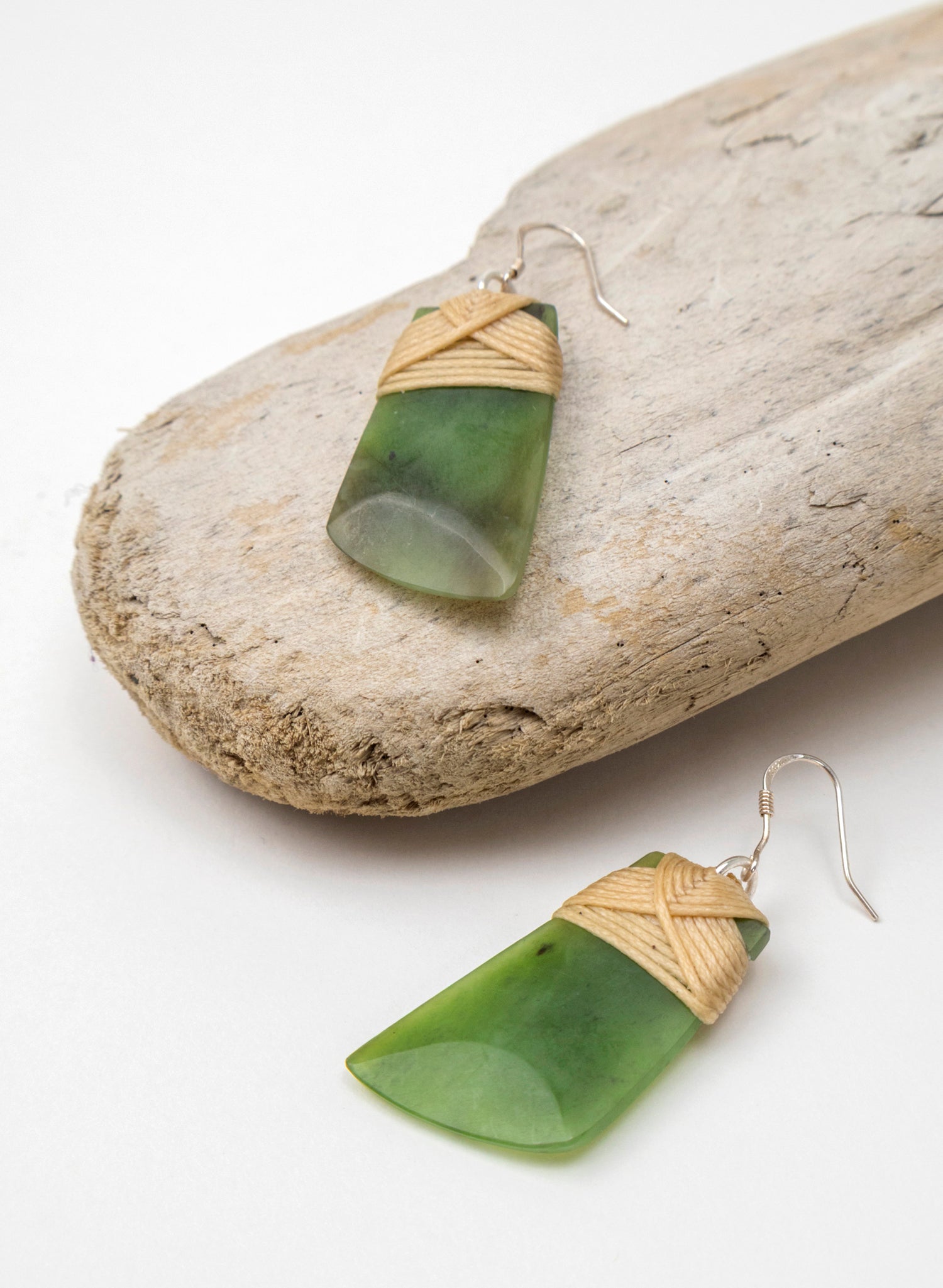 Pounamu Toki Earrings