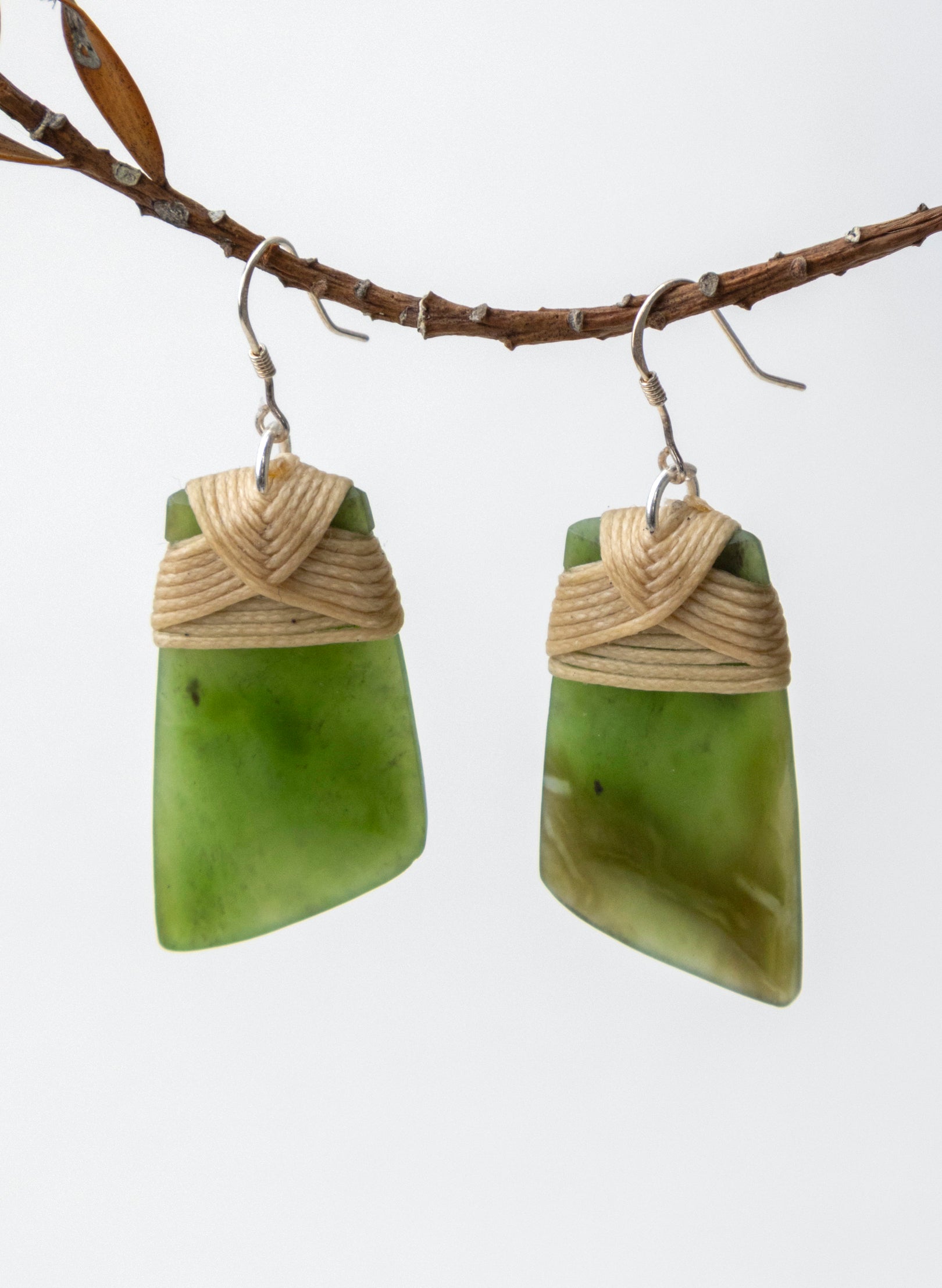 Pounamu Toki Earrings