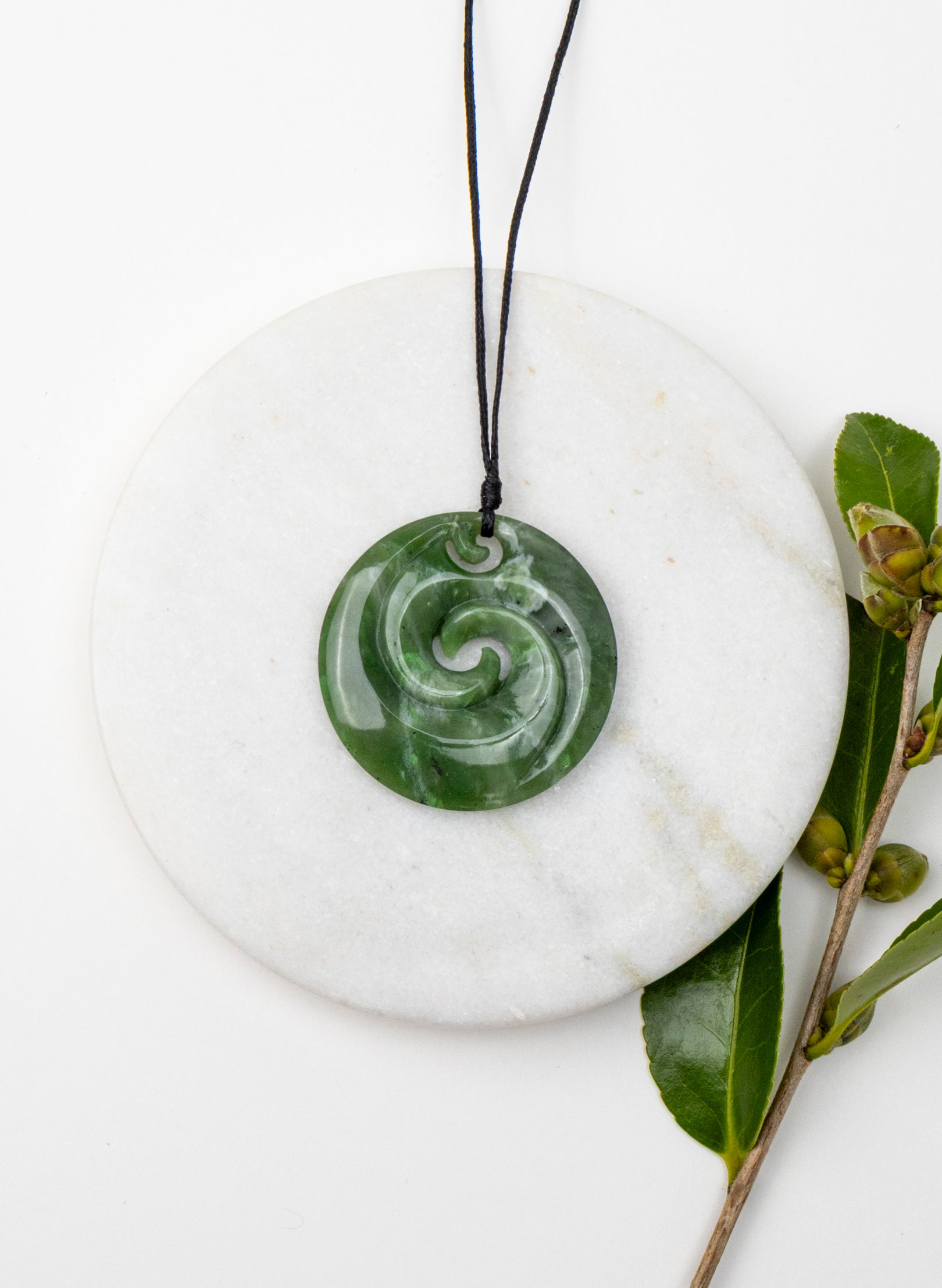 Pounamu Koru Pendant