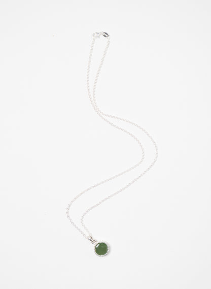 Round Pounamu Pendant