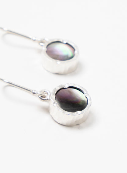 Black Lipped Mother of Pearl Earrings