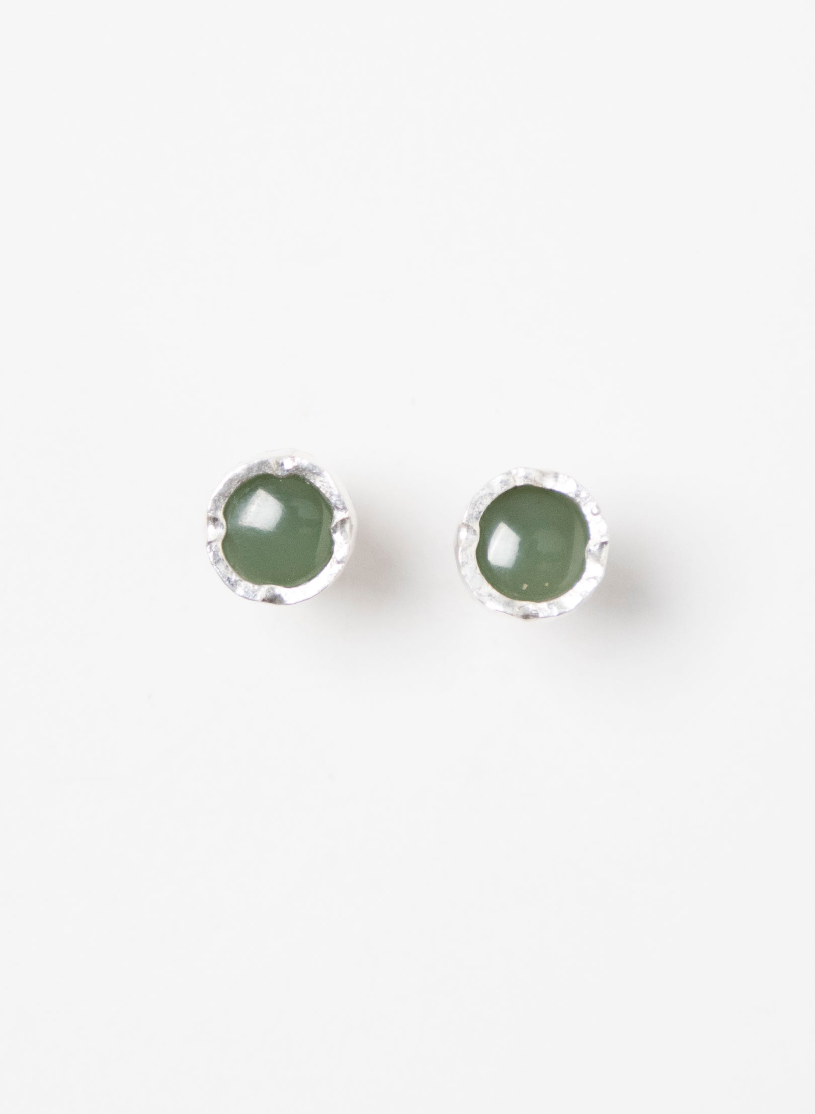 Pounamu Stud Earrings