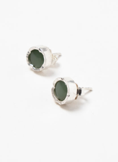 Pounamu Stud Earrings