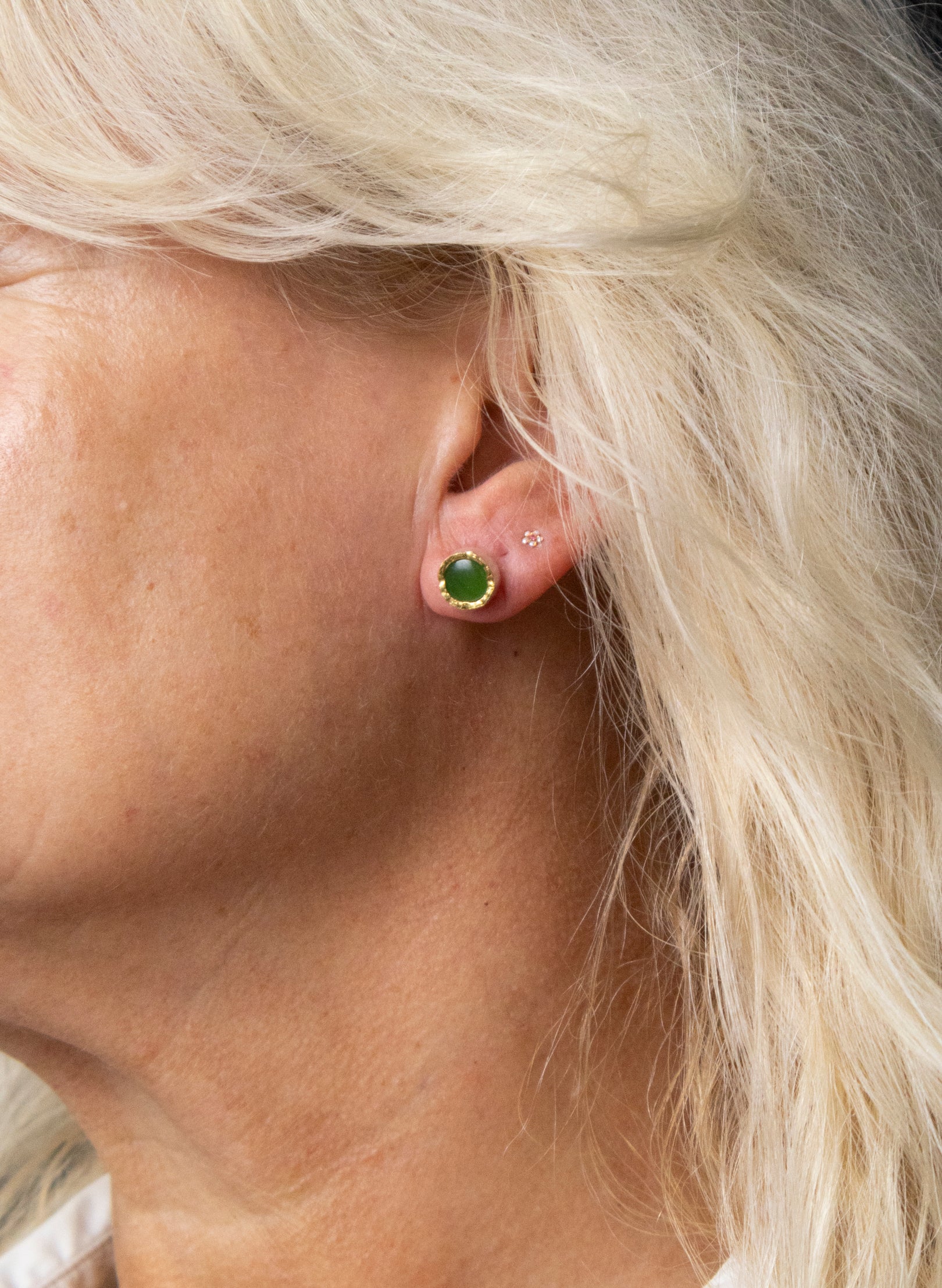 Pounamu Stud Earrings