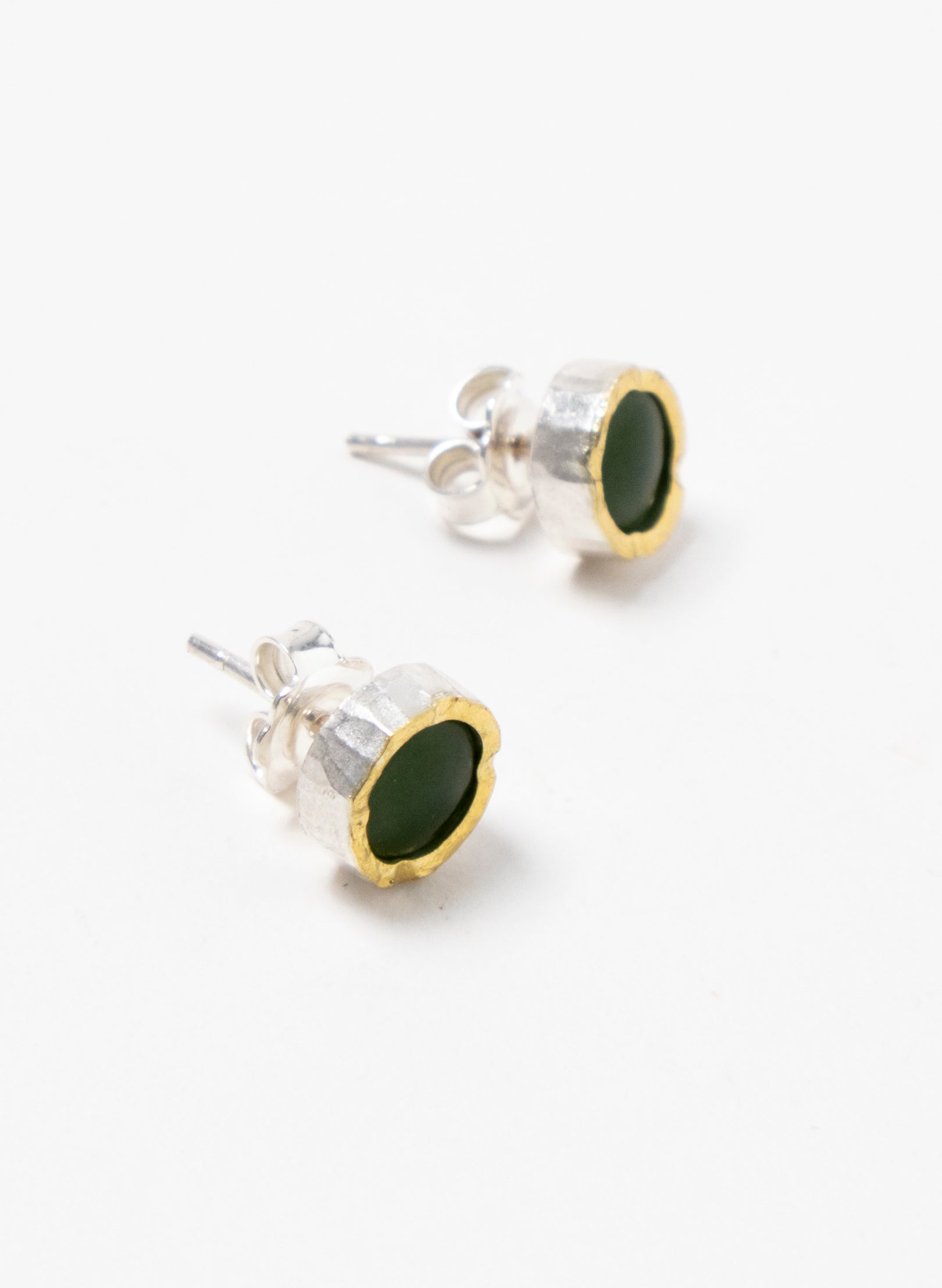 Pounamu Stud Earrings