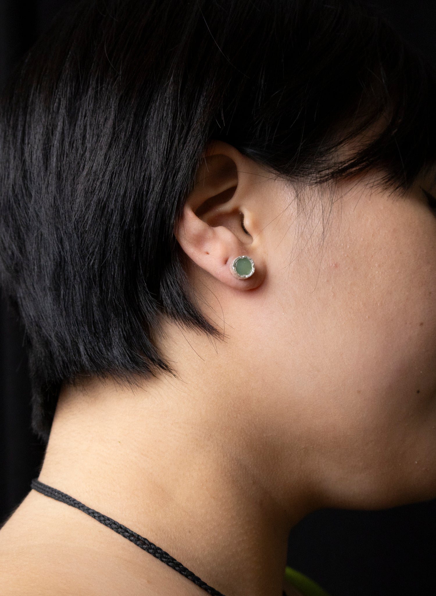 Pounamu Stud Earrings