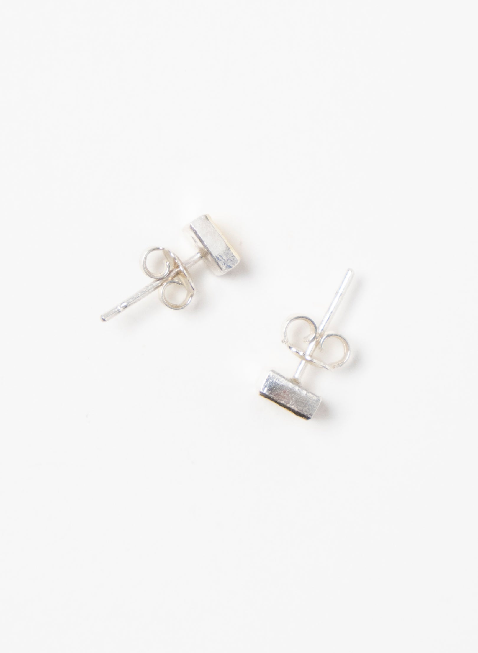 Square Texture Stud Earrings