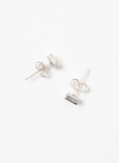 Square Texture Stud Earrings