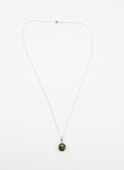 Round Pounamu Pendant