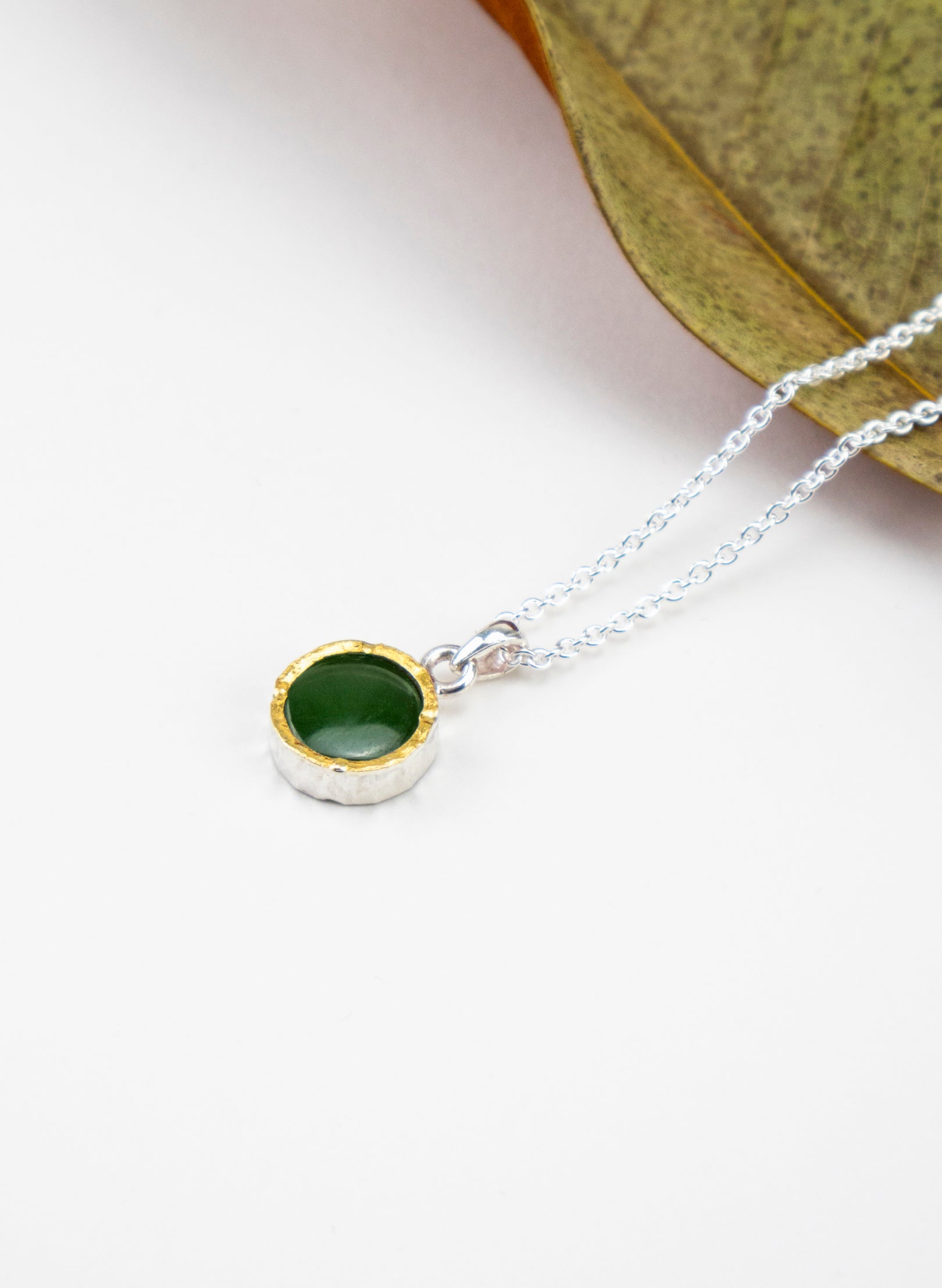 Round Pounamu Pendant