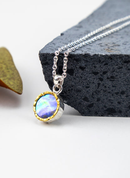 Round Paua Pendant