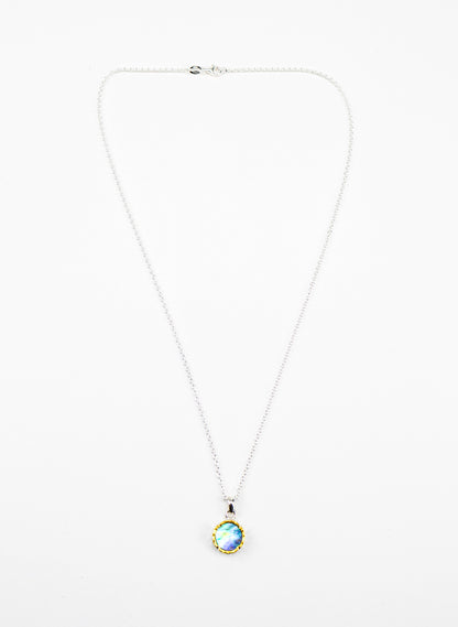 Round Paua Pendant