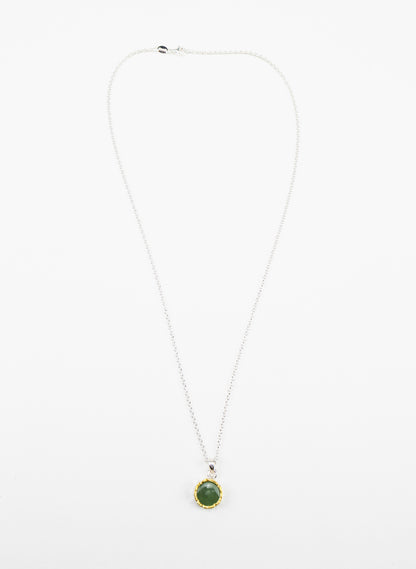 Round Pounamu Pendant